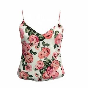 Floral strap blouse